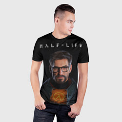 Футболка спортивная мужская Half life - Gordon Freeman, цвет: 3D-принт — фото 2