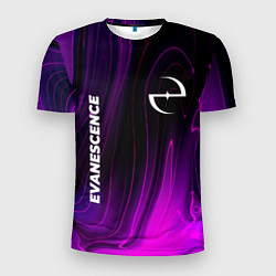 Футболка спортивная мужская Evanescence violet plasma, цвет: 3D-принт