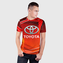 Футболка спортивная мужская Toyota Abstraction Sport, цвет: 3D-принт — фото 2