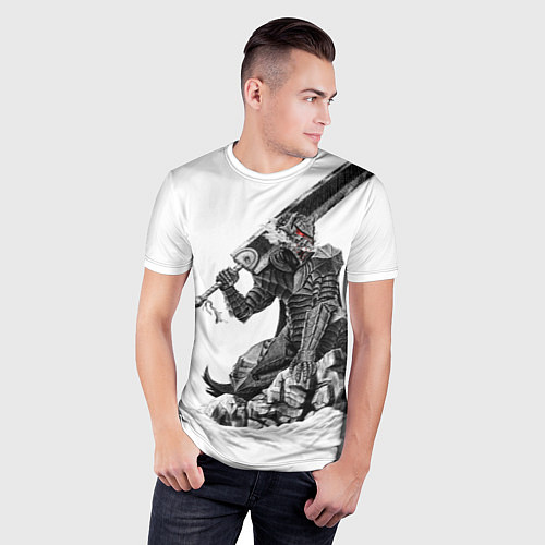 Мужская спорт-футболка Берсерк Черный мечник / 3D-принт – фото 3