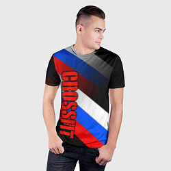 Футболка спортивная мужская КРОССФИТ - РОССИЙСКИЙ, цвет: 3D-принт — фото 2