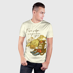 Футболка спортивная мужская Горы зовут меня, цвет: 3D-принт — фото 2