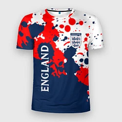 Мужская спорт-футболка Сборная Англии Краска