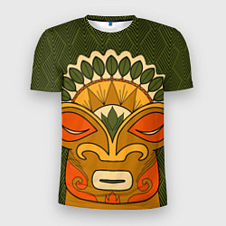 Футболка спортивная мужская Polynesian tiki HUMBLE, цвет: 3D-принт