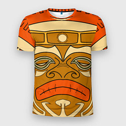 Футболка спортивная мужская Polynesian tiki APATHY, цвет: 3D-принт