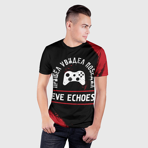 Мужская спорт-футболка EVE Echoes пришел, увидел, победил / 3D-принт – фото 3