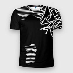Мужская спорт-футболка Joy Division - неровность горы