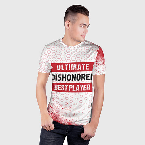 Мужская спорт-футболка Dishonored: Best Player Ultimate / 3D-принт – фото 3