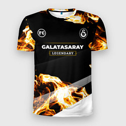 Футболка спортивная мужская Galatasaray legendary sport fire, цвет: 3D-принт