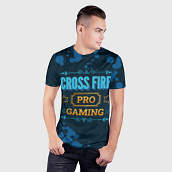 Футболка спортивная мужская Игра Cross Fire: pro gaming, цвет: 3D-принт — фото 2