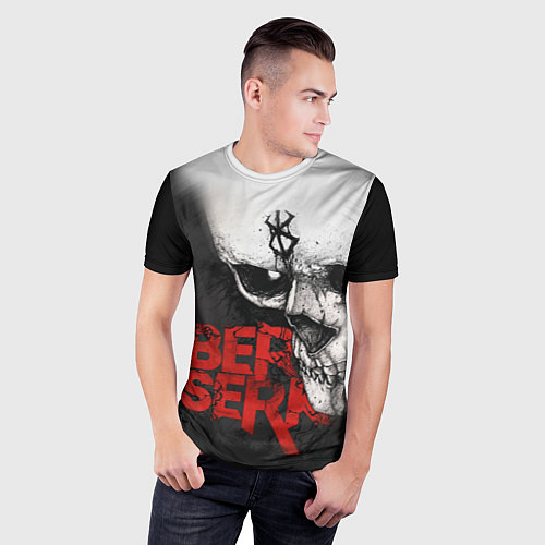 Мужская спорт-футболка Berserk - Череп с клеймом жертвы / 3D-принт – фото 3