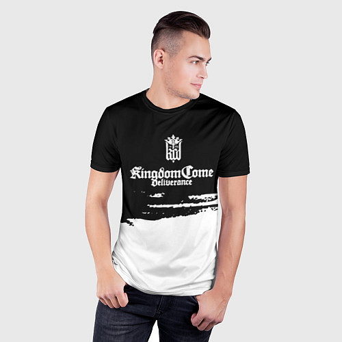 Мужская спорт-футболка Kingdom Come - Deliverance / 3D-принт – фото 3