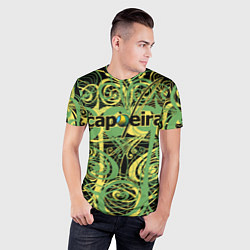 Футболка спортивная мужская Capoeira pattern, цвет: 3D-принт — фото 2