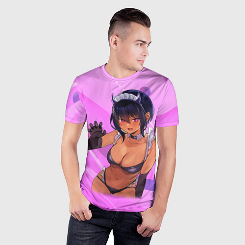 Мужская спорт-футболка Моя новая горничная очень подозрительна - Аниме / 3D-принт – фото 3