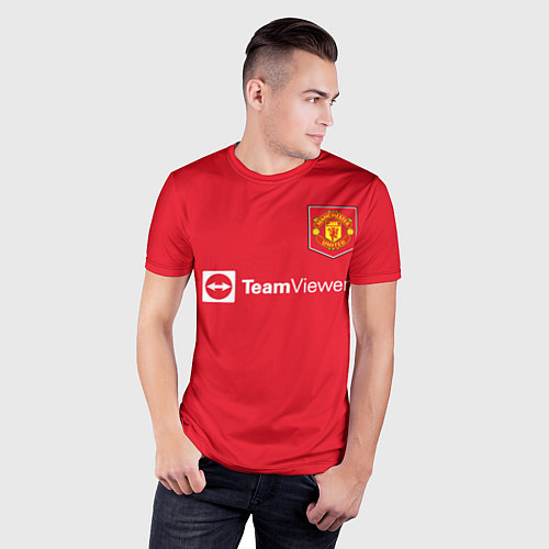 Мужская спорт-футболка Криштиану Роналду Манчестер Юнайтед форма 20222023 / 3D-принт – фото 3