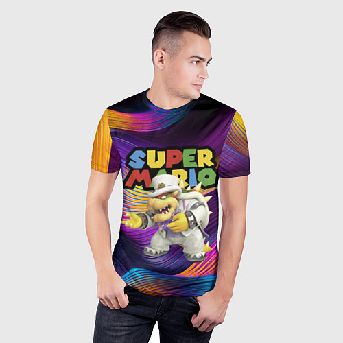Мужская спорт-футболка Super Mario - Bowser - Nintendo / 3D-принт – фото 3