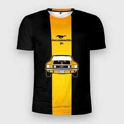 Футболка спортивная мужская Авто ford mustang, цвет: 3D-принт