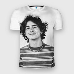 Футболка спортивная мужская Timothee Chalamet black white photo, цвет: 3D-принт