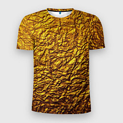 Мужская спорт-футболка Золотая фольга