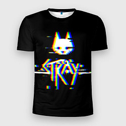 Футболка спортивная мужская Stray glitch logo, цвет: 3D-принт