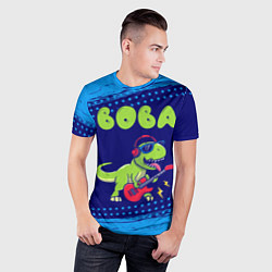 Футболка спортивная мужская Вова рокозавр, цвет: 3D-принт — фото 2