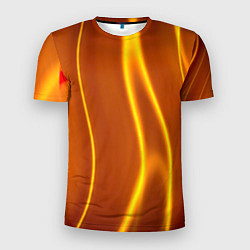 Футболка спортивная мужская Пламенная абстракция, цвет: 3D-принт