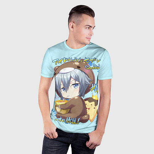 Мужская спорт-футболка Тамаки Йоцуба - Семёрка идолов / 3D-принт – фото 3