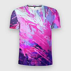 Мужская спорт-футболка Фиолетовые оттенки