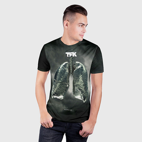 Мужская спорт-футболка Exhale - Thousand Foot Krutch / 3D-принт – фото 3