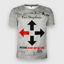 Футболка спортивная мужская Outsider Album Inspirations - Three Days Grace, цвет: 3D-принт
