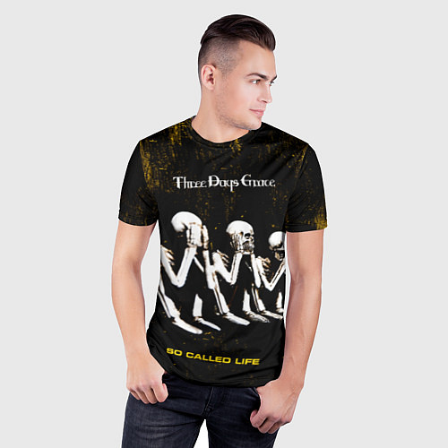 Мужская спорт-футболка So Called Life - Three Days Grace / 3D-принт – фото 3