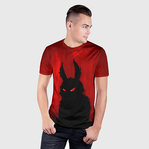 Мужская спорт-футболка Evil Rabbit / 3D-принт – фото 3