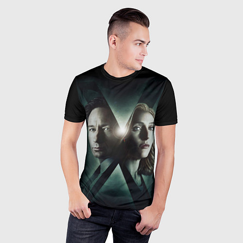 Мужская спорт-футболка X - Files / 3D-принт – фото 3