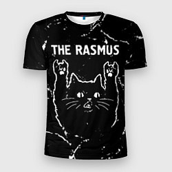 Футболка спортивная мужская Группа The Rasmus и рок кот, цвет: 3D-принт