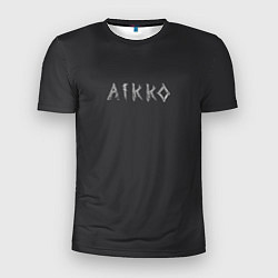 Футболка спортивная мужская Aikko надпись, цвет: 3D-принт