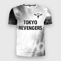 Футболка спортивная мужская Tokyo Revengers glitch на светлом фоне: символ све, цвет: 3D-принт