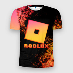 Футболка спортивная мужская Roblox logo gradient, цвет: 3D-принт