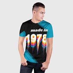 Футболка спортивная мужская Made in 1978: liquid art, цвет: 3D-принт — фото 2