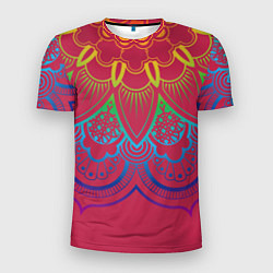 Футболка спортивная мужская Viva magenta mandala, цвет: 3D-принт