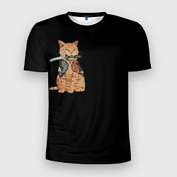 Футболка спортивная мужская Yakuza cat, цвет: 3D-принт