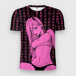 Футболка спортивная мужская Человек - бензопила Пауэр в топике, цвет: 3D-принт