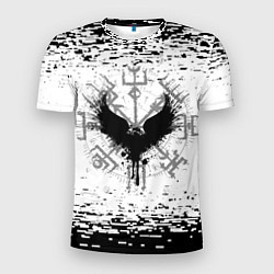 Футболка спортивная мужская Eagle and vegvsir, цвет: 3D-принт