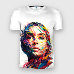 Футболка спортивная мужская Взгляд на исскуство, цвет: 3D-принт