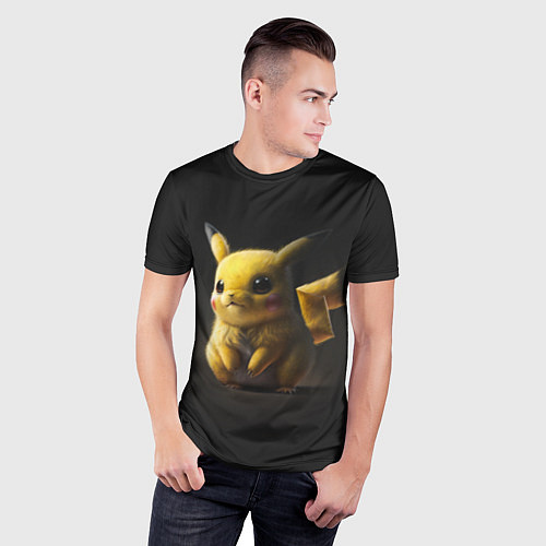 Мужская спорт-футболка Pika / 3D-принт – фото 3