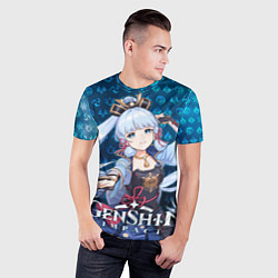 Футболка спортивная мужская Камисато Аяка элементали, цвет: 3D-принт — фото 2