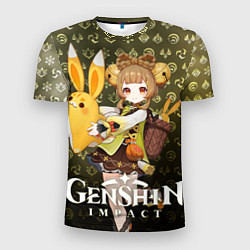 Футболка спортивная мужская Яо Яо элементали, цвет: 3D-принт