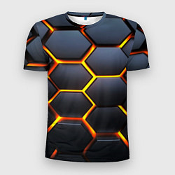 Футболка спортивная мужская Плиты брони, цвет: 3D-принт