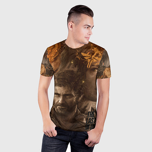 Мужская спорт-футболка Джоэл и Элли - The Last of Us / 3D-принт – фото 3