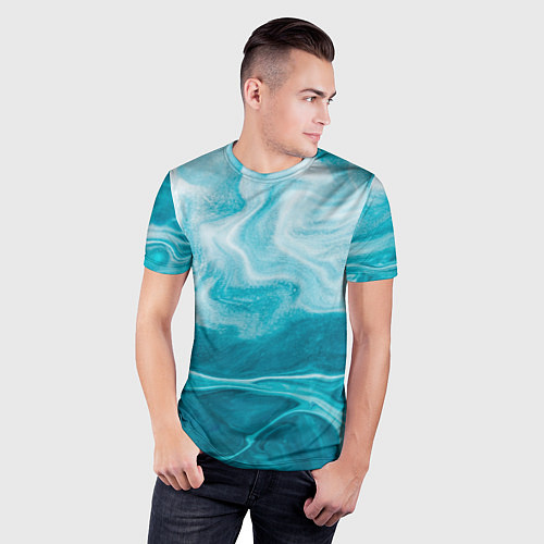 Мужская спорт-футболка Морской бриз / 3D-принт – фото 3