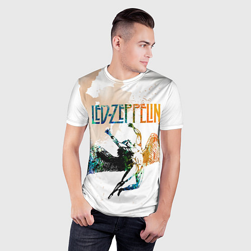 Мужская спорт-футболка Led Zeppelin rock / 3D-принт – фото 3